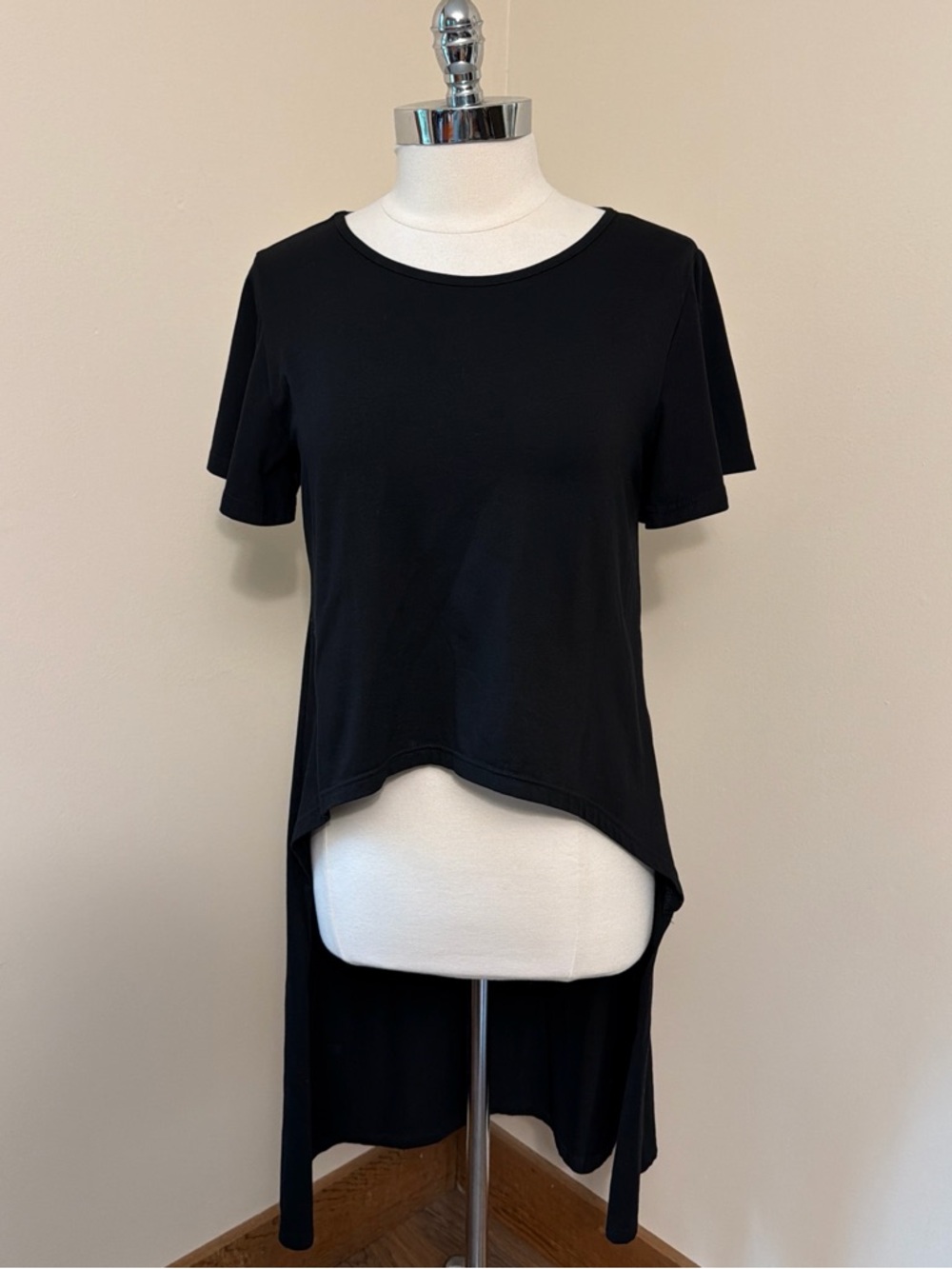 Patrizia Luca High Low Tunic in Black Size M
